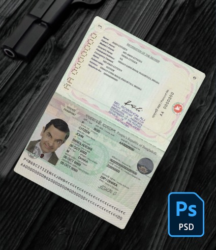 Bangladesh passport new MRP PSD